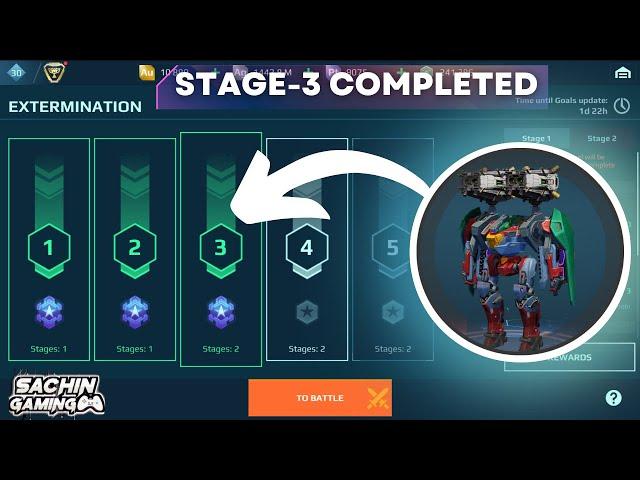 How To Complete Extermination Stage 3  - War Robots Guide Video