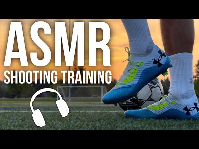 ASMR Shooting Training Session for Soccer / Football in Under Armour Shadow Elite 2