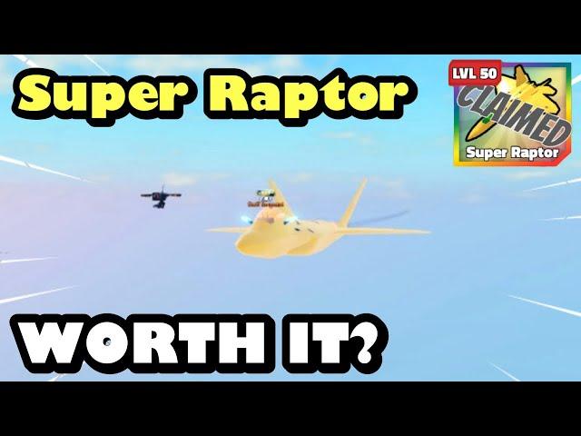 IS THE NEW SUPER RAPTOR JET WORTH THE ROBUX IN MILITARY TYCOON?