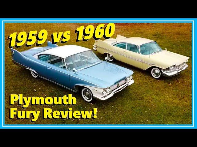 Deep Dive & Drive! 1959 vs 1960 Plymouth Furies: Road-Going Rocketships from the Space-Age!