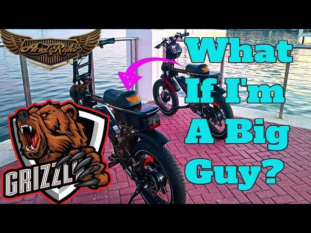 Ariel rider grizzly e-bike - Does this bike work for someone over 6ft? what it will and won't do?