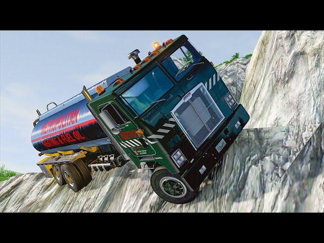 Cliff Drops #200 - BeamNG DRIVE | SmashChan