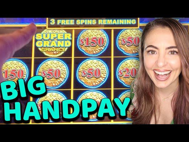 SUPER GRAND CHANCE Wins BIG HANDPAY JACKPOT on Dollar Storm!