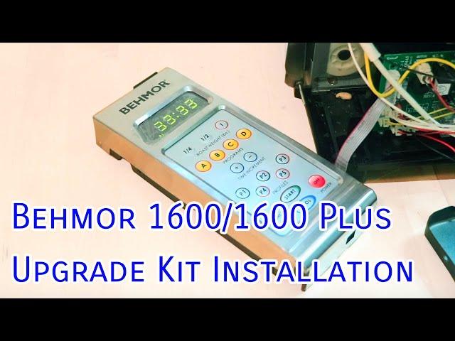 Behmor Upgrade Control Panel Installation Tutorial