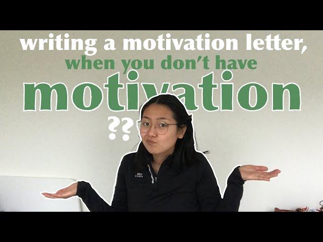 HOW TO WRITE A MOTIVATION LETTER tips & tricks to ace your application