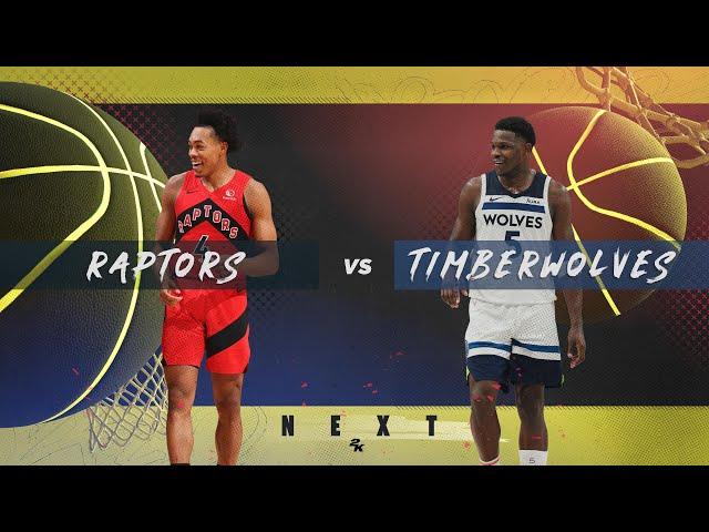 NBA MINNESOTA TIMBERWOLVES  vs  TORONTO RAPTORS NBA 2K25 GAMEPLAY PS5