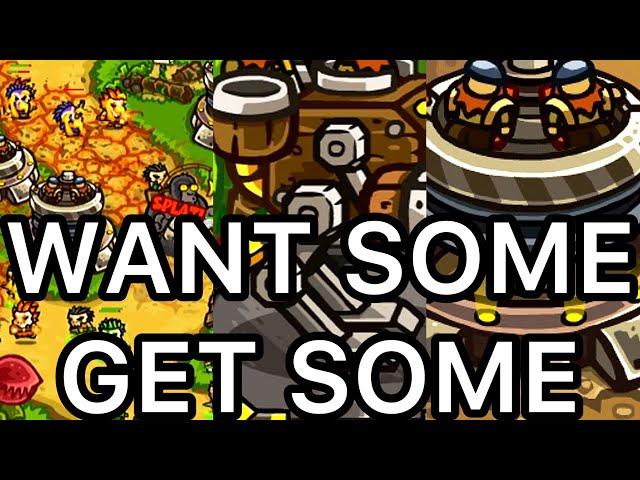 Can You Beat Kingdom Rush Frontiers With Just Artillery?