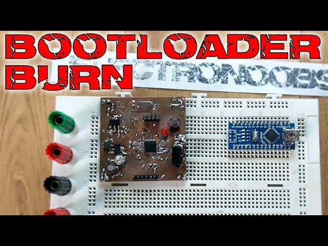 Burn bootloader to ATmega328p AU with Arduino NANO