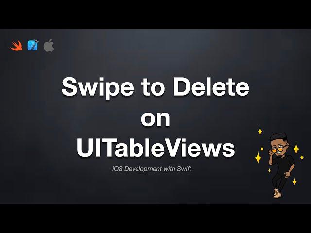 Adding Swipe Actions to UITableViewCells | Swift 5, XCode 13