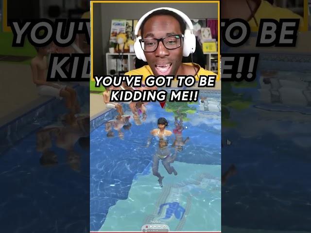 The Sims 4 Unalived My Sims In The Pool! #sims4
