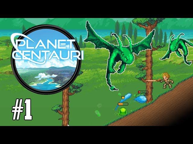 PLANET CENTAURI Let's Play | Part 1 | DRAGONS, SLIMES & CHICKENS?! | PC