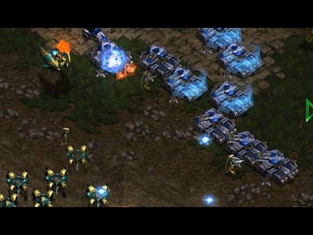 #1 Terran Light!  (T) vs #1 Protoss Snow!  (P) on Polypoid - StarCraft - Brood War