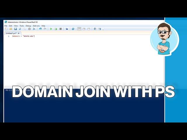 Join Computer to Domain Using Windows Powershell!