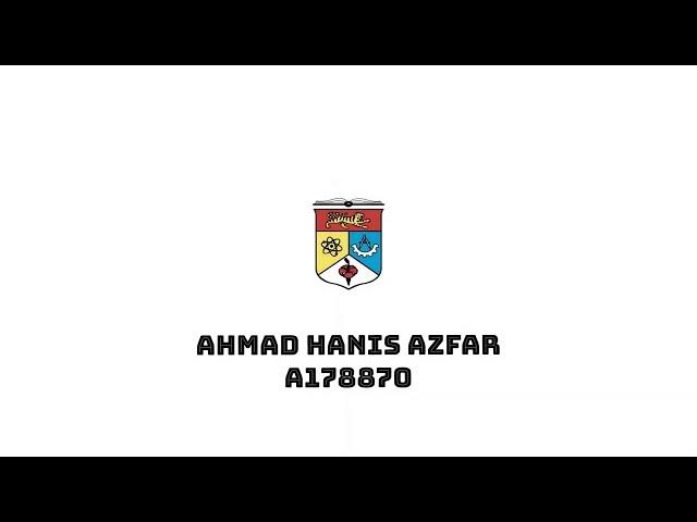 A178870 - AHMAD HANIS AZFAR (THE TAP)