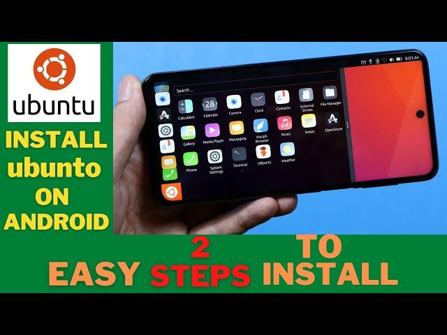 2 Steps To Install Linux ubuntu OS on Android Phone