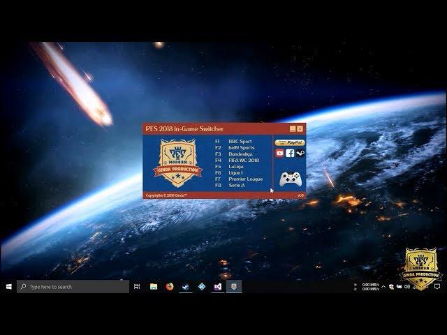 PES 2018 - InGame Switcher