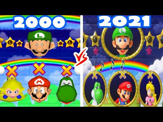 Mario Party Superstars vs Mario Party 64 - The Top Lucky Minigames - Luigi vs His Friends