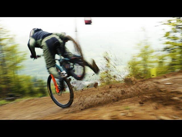 HORRIFIC DOWNHILL CONDITIONS IN POLAND | SLEEPER SHREDDIT