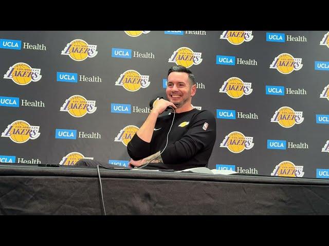 JJ Redick ECSTATIC About Dalton Knecht, LeBron James, Anthony Davis After Lakers Win Over Grizzlies