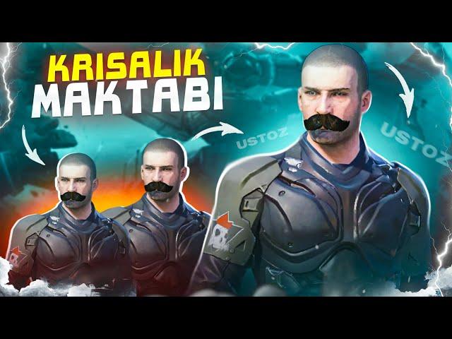 KRISALIK MAKTABI / KRISALIK DARSI 5 /  BUNAQASI BO'LMAGAN / PUBG MOBILE