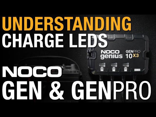 Understanding the Charge LEDs on NOCO GEN & GENPRO