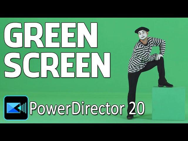 How To Green Screen Video / Chroma Key | PowerDirector