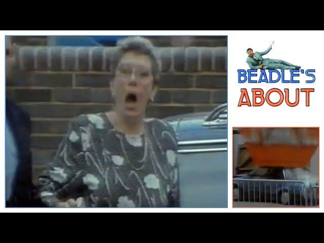 Beadle's About - Skip Dropped On car