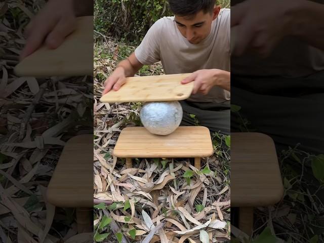 Homemade aluminum foil ball-friend #diy #asmr #survival