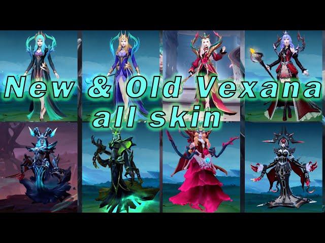 Vexana revamp and old vexana - all skin full HD - Japanese Voice - Mobile legends