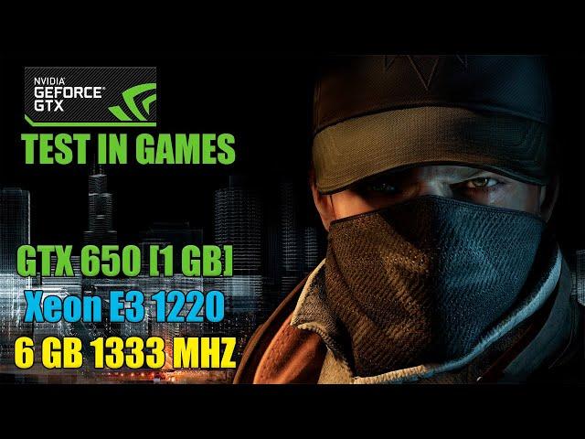 GTX 650 1 GB + Xeon E3 1220 | На что способна GTX 650