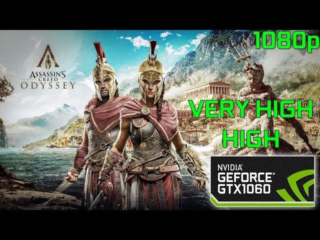 Assassin’s Creed Odyssey. Very high vs High [i3 8100 + GTX 1060 3Gb] (1080p60FPS)