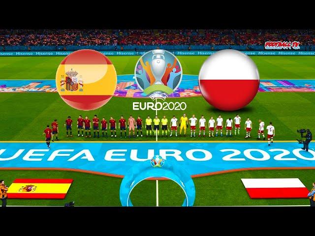 PES 2021 - Spain vs Poland - UEFA EURO 2020 - Gameplay PC