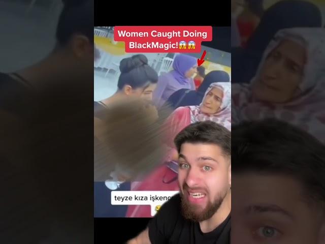 HIJABI Caught Doing BLACK MAGIC/SIHIR!️ #islam #muslim #blackmagic #haram #shorts