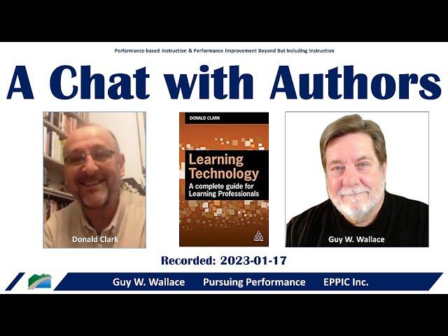 A Chat with Authors 2023 - Donald Clark - Learning Technology