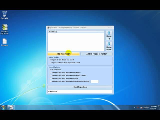 How To Use OpenOffice Calc Import Multiple Text Files Software