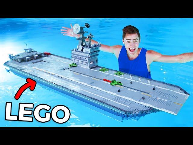 I Built a LEGO Aircraft Carrier!