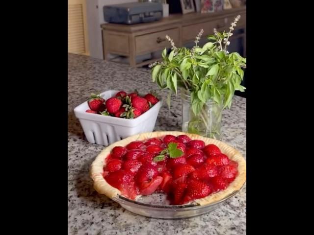 Basil blends well with desserts #basil #cooking #food #dessert