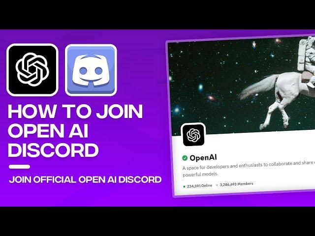 How to Join OpenAI Discord (Open AI ChatGPT Discord)