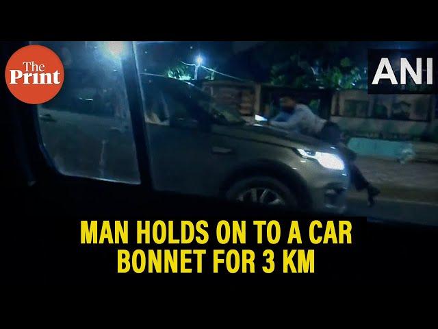 Man dragged on a car’s bonnet for 3 km in Delhi