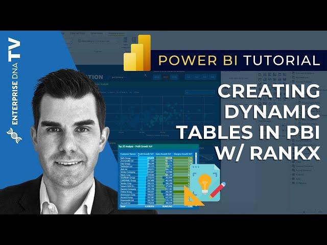 How To Create Dynamic Tables In Power BI Using RANKX [2023 Update]