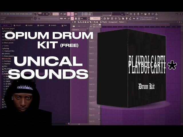 (FREE) PLAYBOI CARTI DRUM KIT 100+ ONE SHOTS @prod.sparky808