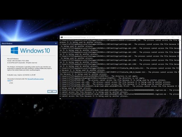 Destroying Windows 10 Build 17723 Enterprise S!