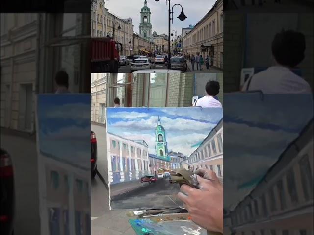 Рисую в центре города Москва. Shorts