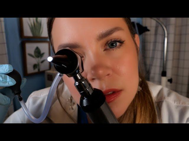 ASMR Hospital  Unclogging Your Ears  Ear Suction, Crinkly Heat Packs