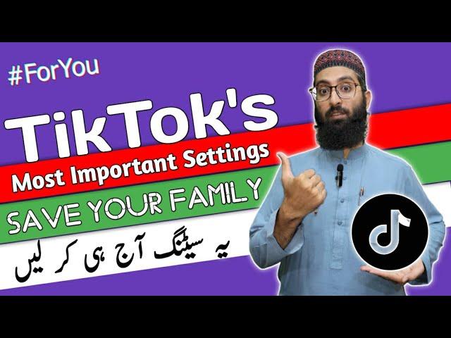 Most Important Tiktok Settings For You & Your Family 2023 || TikTok New Setting 2023 || famtts