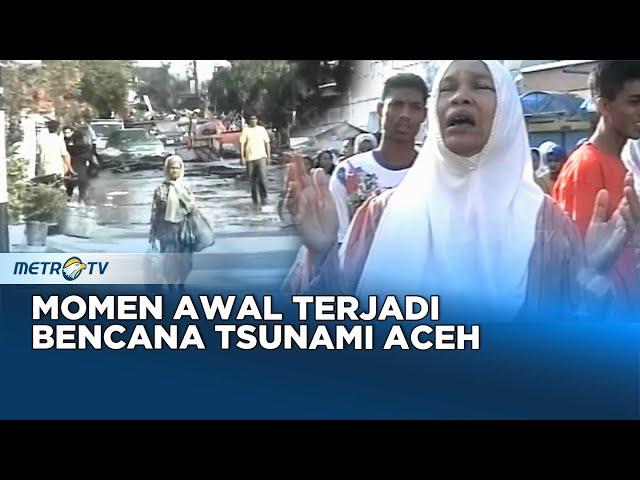 Saat-saat Awal Ombak Tsunami Melanda Aceh Dok. 2004