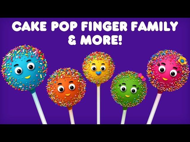 Cake Pop Finger Family Collection | Top 10 Finger Family Collection | Finger Family Songs