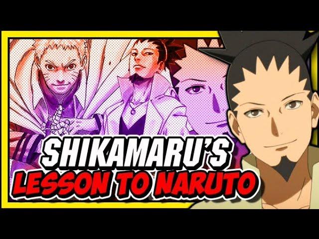 What Naruto Learned From Shikamaru About Being Hokage!