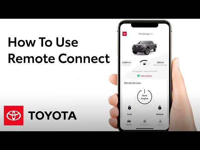 How To Use Remote Connect in the Toyota App | Toyota