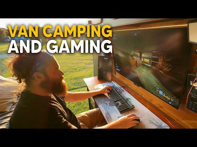 Cosy Vanlife Camping and Gaming in Selsey